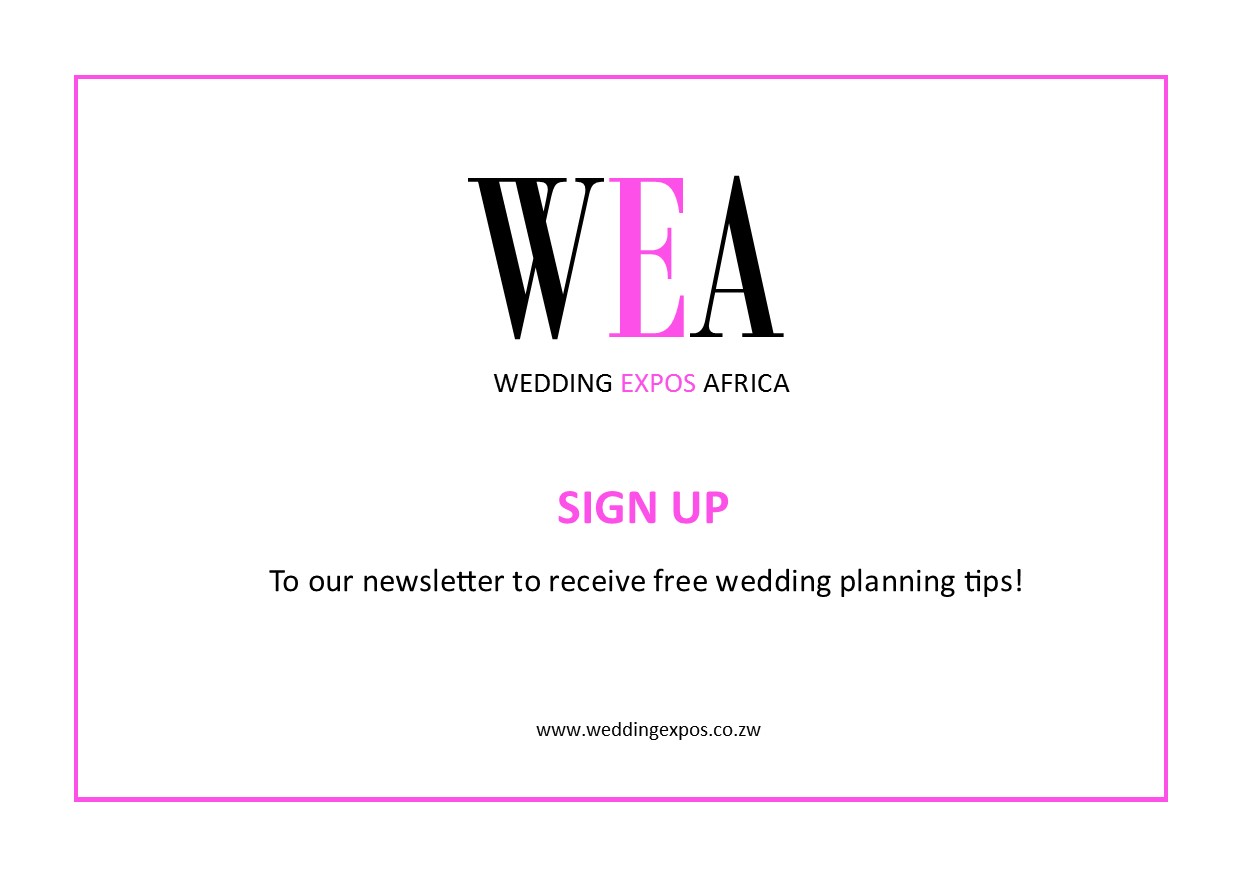 Sign Up to the Wedding Expos Website and receive free wedding tips straight to your inbox!