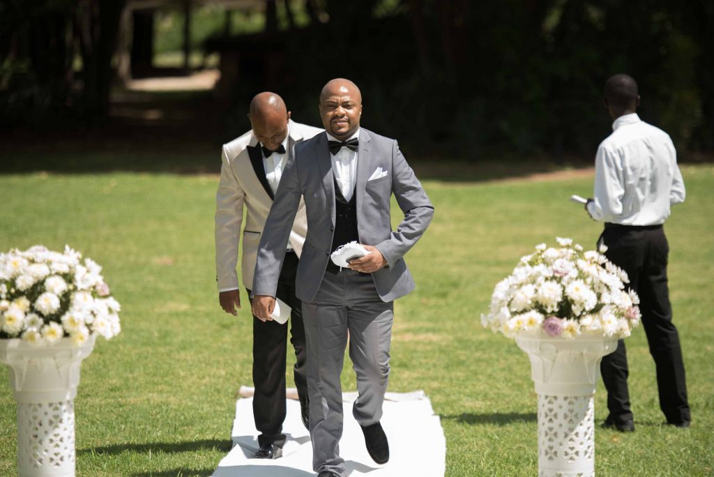 The Grooms entrance - kundai mendissa dube and ralph kangai wedding - Real Zimbabwe weddings photos - Wedding Expos Africa