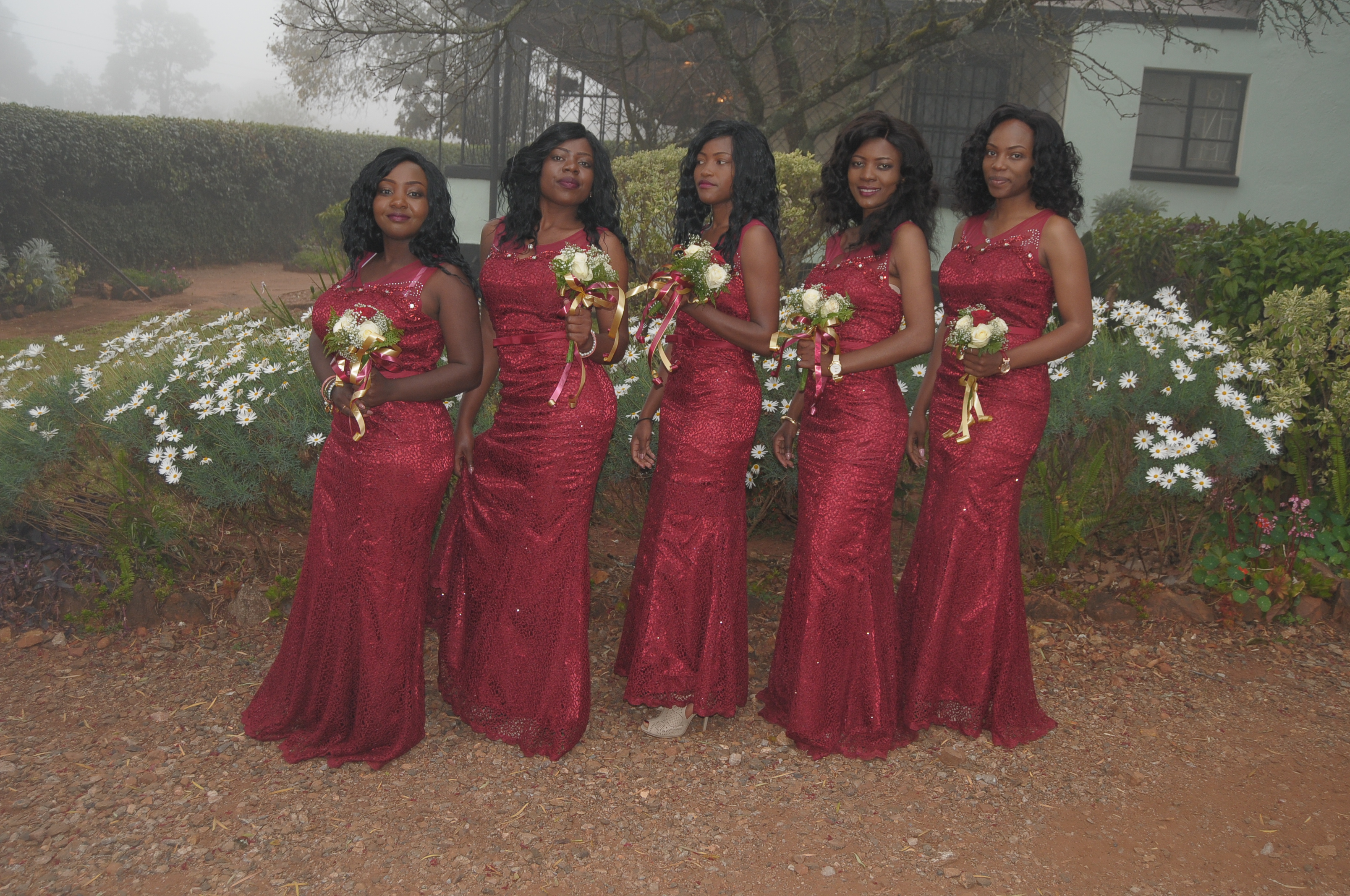 Takudzwa Jacobs and Alphinah Makotose's bridal team