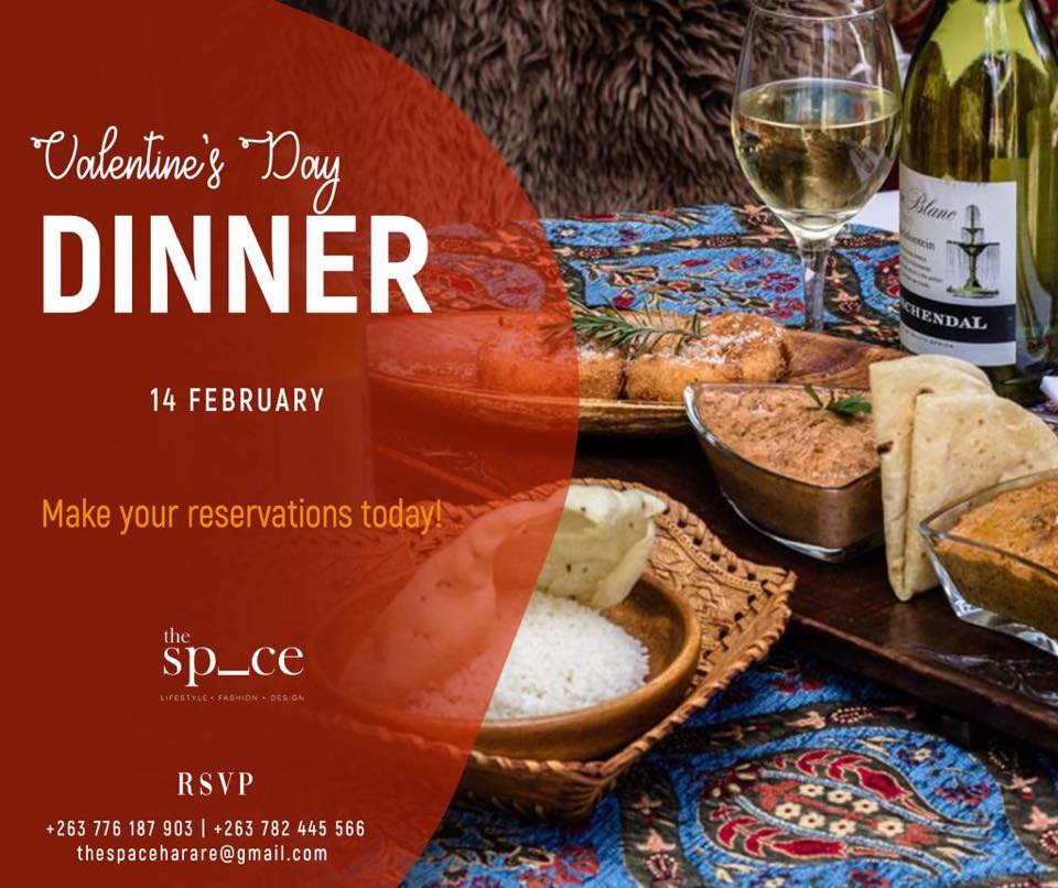 The Space Harare valentine's day dinner - Wedding expos africa