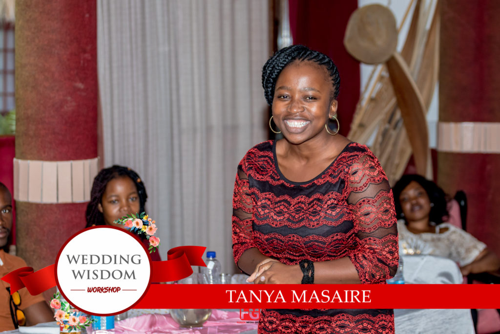 Tanya Masaire of Fortunes Gate Exposure & Wedding Expos Africa at the Bulawayo wedding wisdom workshop 2019 held at Lalani Hotel - Zimbabwe wedding expos - African wedding expos - Wedding Expos A