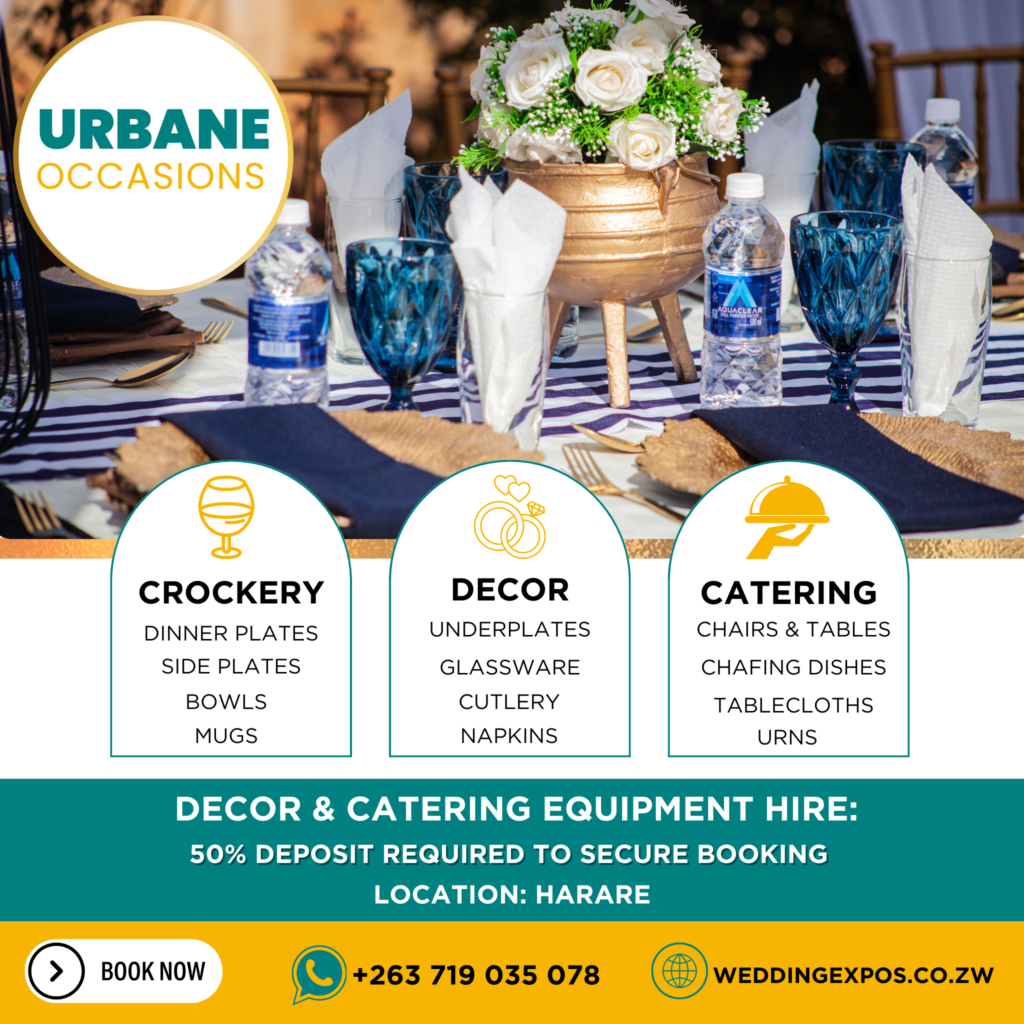 Harare Wedding Decor Equipment for Hire