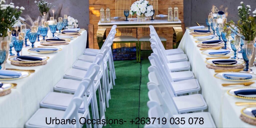 How to Plan a combined roora and wedding day | Harare Roora decor by Urbane Occasions