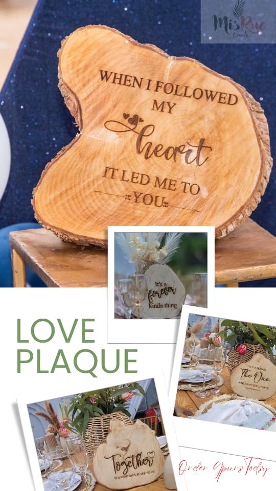Misrue Events | Tigashire vakwasha wooden slates | Zimbabwe wedding decor | Zimbabwe Wedding Planner Blog 