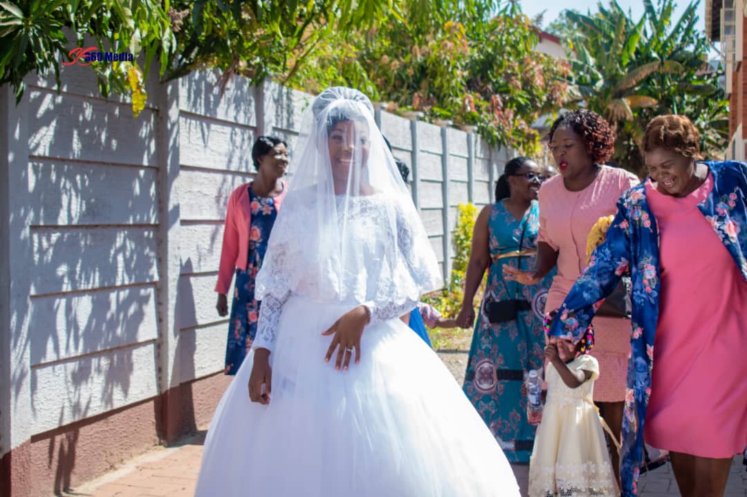 Bride wearing a wedding dress from MatMax Bridal and Events